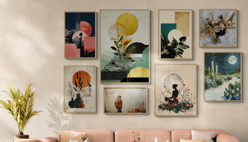 tableau decoration​ - salon marocain​ - salon marocain moderne​ - salon moderne​