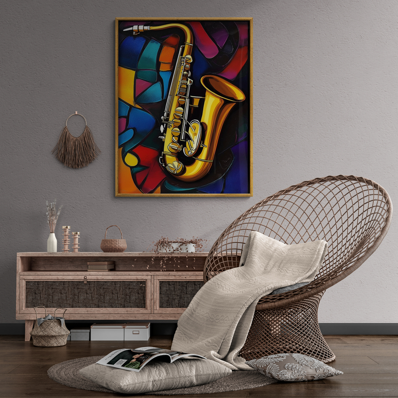 tableau decoration​ - salon marocain​ - salon marocain moderne​ - salon moderne​ - jazz