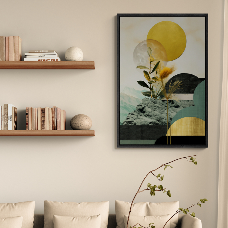 tableau decoration​ - salon marocain​ - salon marocain moderne​ - salon moderne​